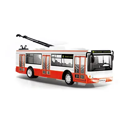 RAPPA Trolejbus s hlášením českých zastávek - 28 cm - Rappa