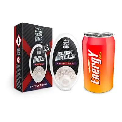 Praskací kuličky Aroma King - Energy Drink - 100 ks