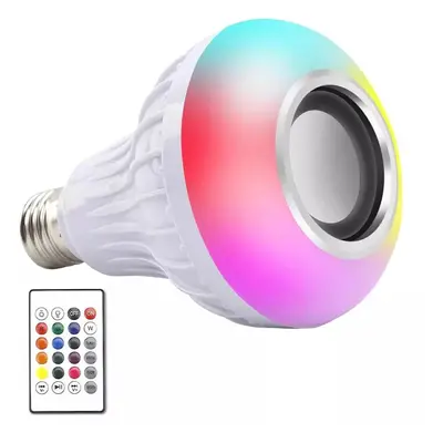 Zaparkorun LED RGB barevná žárovka s Bluetooth reproduktorem