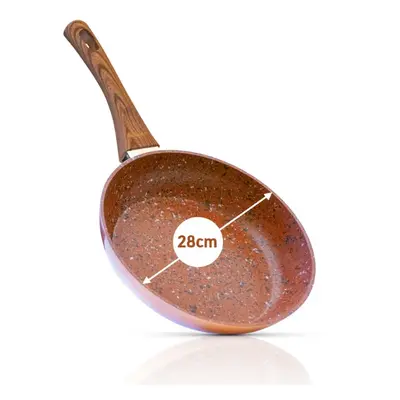 Mediashop Pánev Copper & Stone Pan - 28 cm - Livington