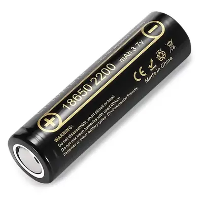 Průmyslová dobíjecí baterie Liitokala 18650 - 2200 mAh, 3,7 V, Li-ion - 1 ks