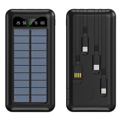 Solární powerbanka SMART - 10 000 mAh - black