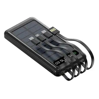 Solární powerbanka SolarEnergy - 10 000 mAh - black