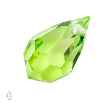 Preciosa MC přívěsek kapka 681 6x10mm Peridot - 12 ks