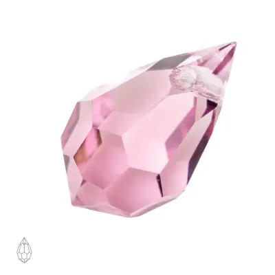 Preciosa MC přívěsek kapka 681 6x10mm Pink Sapphire - 12 ks