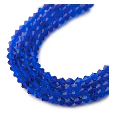 Manumi české cínové perle 4 mm Cobalt Blue - 45 ks