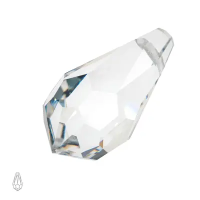 Preciosa MC přívěsek kapka 984 5,5x11mm Crystal - 12 ks