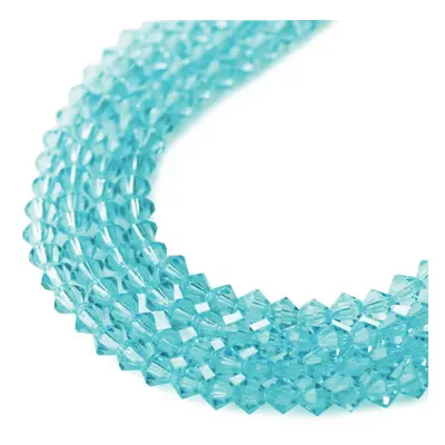 Manumi české cínové perle 4 mm Aqua - 45 ks