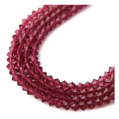 Manumi české cínové perle 4 mm Fuchsia - 45 ks