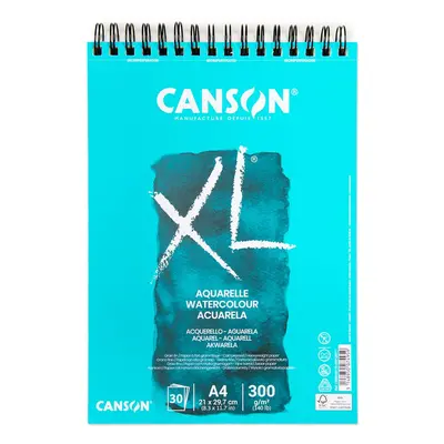 Canson skicák XL Aquarelle 30 listů A4 300g/m² kroužková vazba - 1 ks