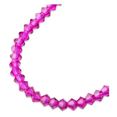 Preciosa MC perle Rondelle 3mm Fuchsia - 120 ks