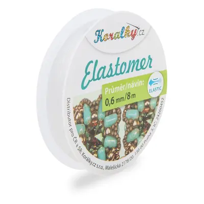 Manumi Elastomer 0,6mm/8m čirý - 5 ks