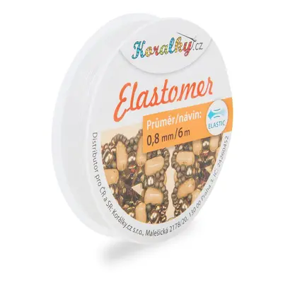 Manumi Elastomer 0,8mm/6m čirý - 5 ks