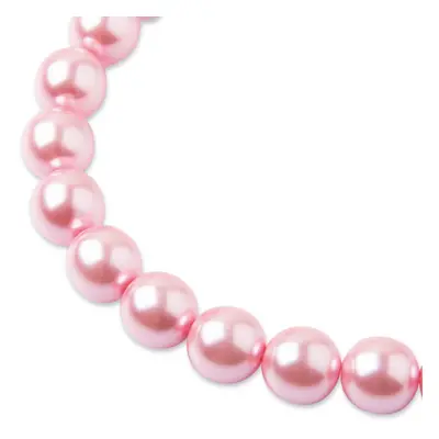 Manumi české voskové perle 10mm Baby pink - 18 ks