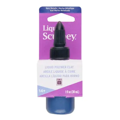 Sculpey tekutá polymerová hmota 30ml Navy Metallic metalická námořnická modrá - 1 ks