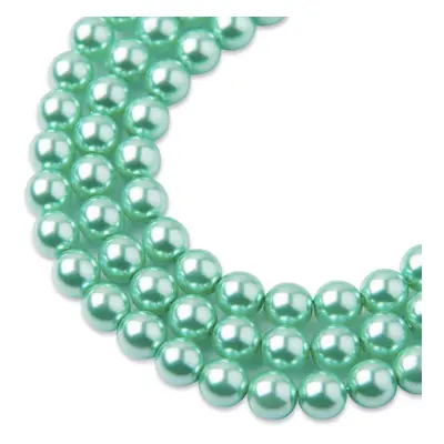 Manumi české voskové perle 6mm Mint green - 30 ks