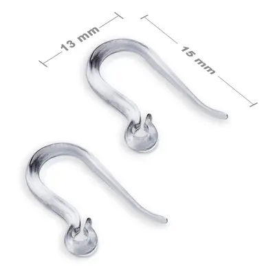 Náušnicové afroháčky Flexifun 15x13mm - 50 párů