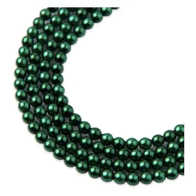 : Manumi české voskové perle 3mm Emerald - 60 ks