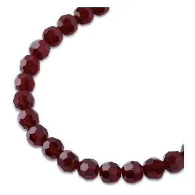 Preciosa MC perle kulatá 4mm Garnet - 45 ks