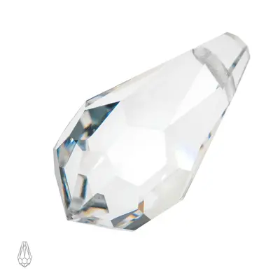 Preciosa MC přívěsek kapka 984 6,5x13mm Crystal - 12 ks