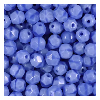 Manumi české broušené korálky 6mm Opaque Sapphire - 30 ks