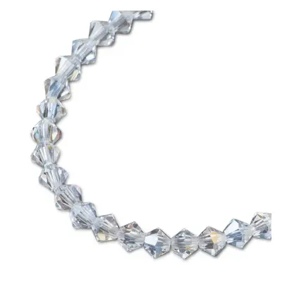 Preciosa MC perle Rondelle 3mm Crystal Argent Flare - 120 ks