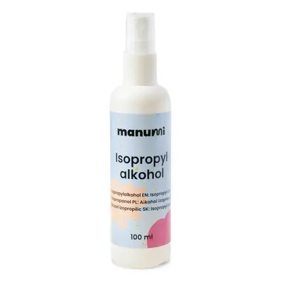 Manumi isopropyl alkohol ve spreji 100ml - 5 ks - 5 ks