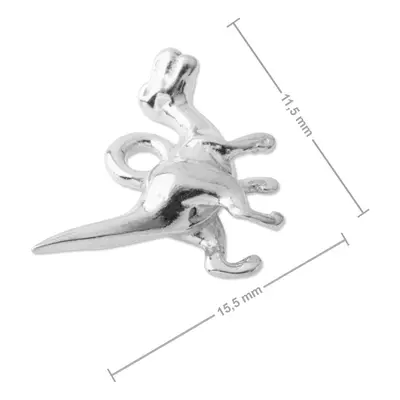 Stříbrný přívěsek dinosaurus - 1 ks