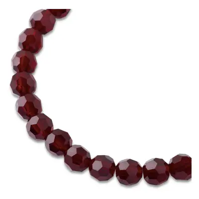 Preciosa MC perle kulatá 6mm Garnet - 30 ks