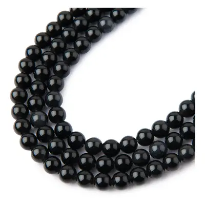 Korálky z minerálu Duhový obsidián 4mm - 45 ks