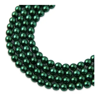 Manumi české voskové perle 4mm Emerald - 225 ks