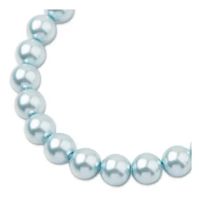 Preciosa kulatá perla MAXIMA 10mm Pearl Effect Light Blue - 12 ks