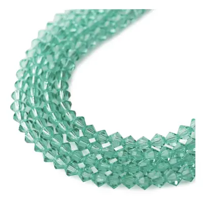 Manumi české cínové perle 4 mm Blue Zircon - 45 ks