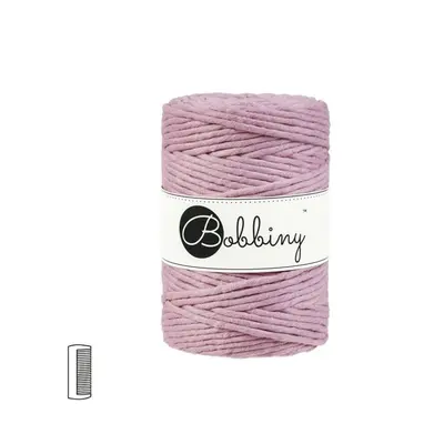 Bobbiny Macramé příze XXL 5mm Dusty pink - 1 ks