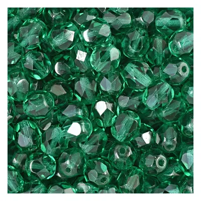 Manumi české broušené korálky 6mm Emerald - 150 ks