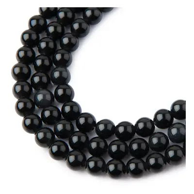 Korálky z minerálu Duhový obsidián 6mm - 30 ks