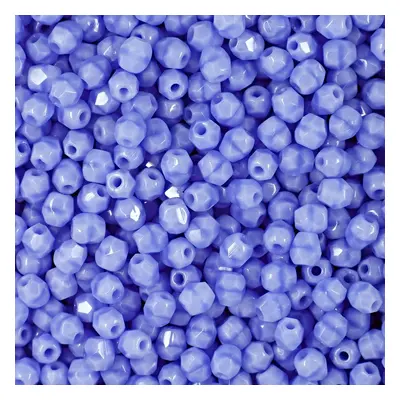 Manumi české broušené korálky 3mm Opaque Sapphire - 300 ks