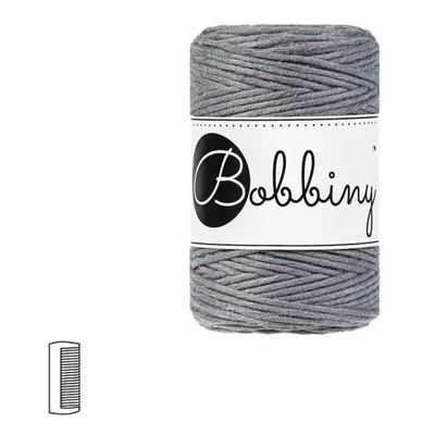 Bobbiny Macramé příze Baby 1,5mm Steel - 1 ks