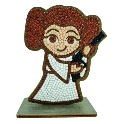 Diamantové malování postava Star Wars Princess Leia - 1 ks