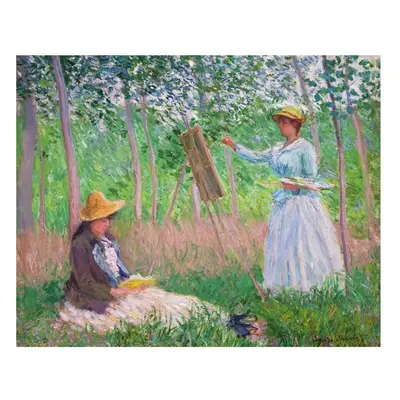 Diamantové malování obraz Les v Giverny, Monet 40x50cm - 1 ks