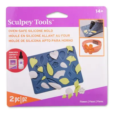 Sculpey silikonová forma Lístky - 1 ks