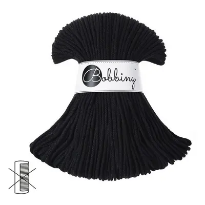 Bobbiny Macramé šňůra Junior 3mm Black - 1 ks