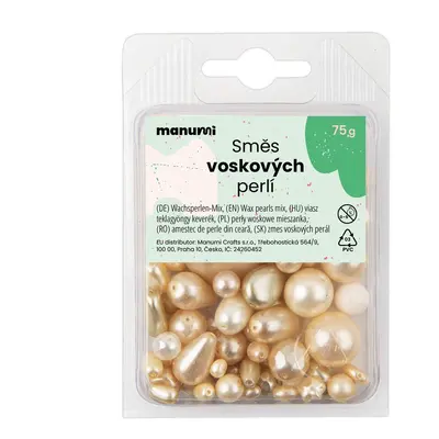 Manumi směs českých voskových perel krémová - 75 g