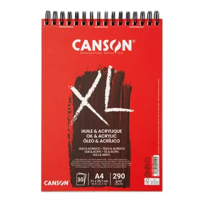 Canson skicák XL Oil & Acrylic 30 listů A4 290 g/m² - 1 ks