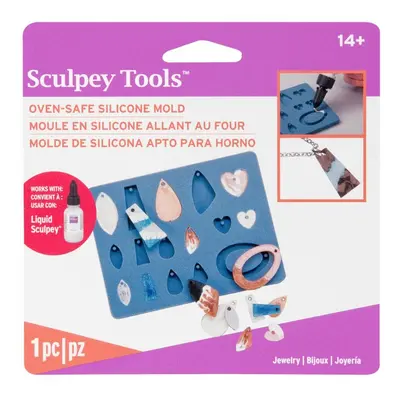 Sculpey silikonová forma na přívěsky - 3 ks