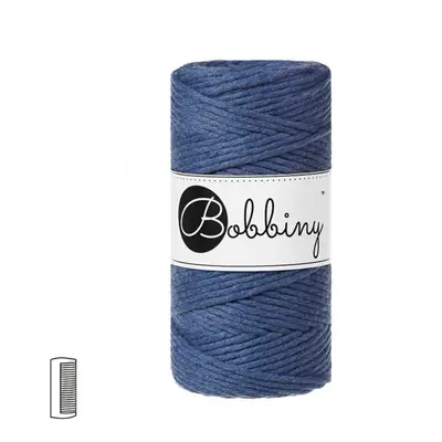 Bobbiny Macramé příze Regular 3mm Jeans - 1 ks