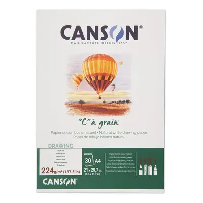 Canson skicák "C" á grain 30 listů A4 224 g/m² - 1 ks