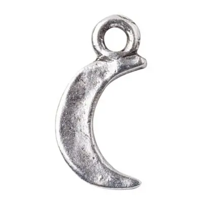 Nunn Design přívěsek Charm půlměsíc 13x7mm postříbřený - 1 ks