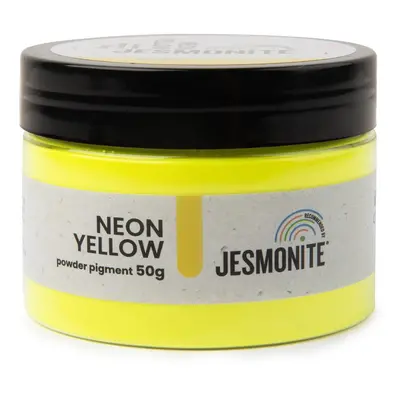 JESMONITE neonový minerální práškový pigment žlutý - 1 ks