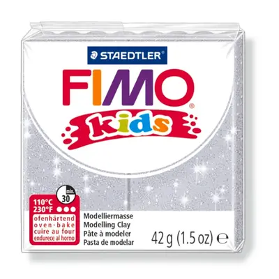 Staedtler FIMO Kids 42g (8030-812) stříbrná s třpytkami - 1 ks